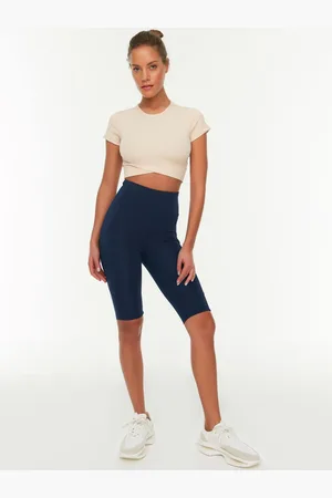 Trendyol Women Skinny Fit High-Rise Sports Shorts