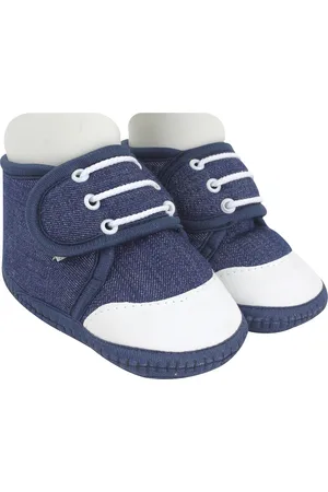 BAESD Infants Printed Denim Booties