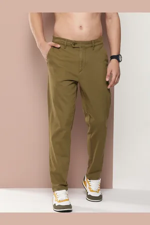 HARVARD Men Relaxed Straight Leg Straight Fit Trousers