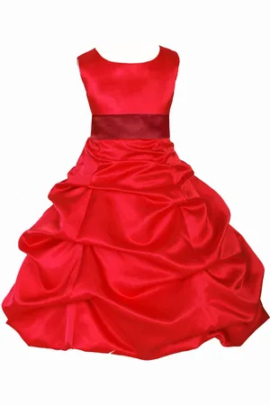 BAESD Girls Sleeveless Fit & Flare Maxi Opaque Party Dress