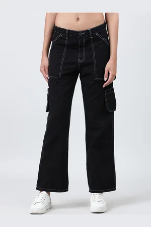 Bene Kleed Women Straight Fit Carpenter Style Trouser with Back Loop