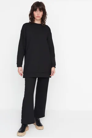 Trendyol Round Neck Long Sleeves Tracksuits