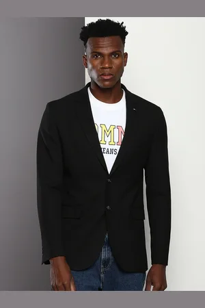 Tommy Hilfiger Notched Lapel Single-Breasted Blazer