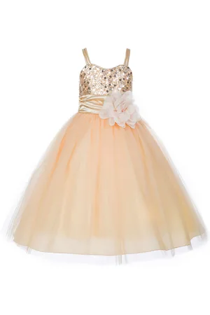 BAESD Girls Embellished Maxi Party Dress