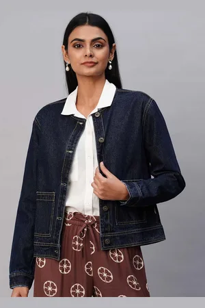 Chemistry Spread Collar Denim Jacket