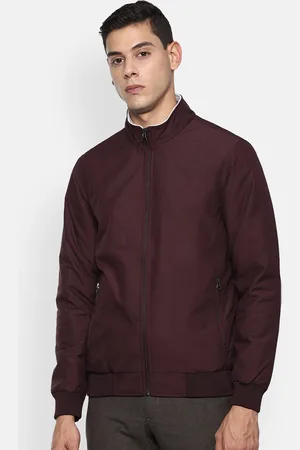 Buy VAN HEUSEN SPORT Solid Cotton Regular Fit Men's Casual Jacket |  Shoppers Stop