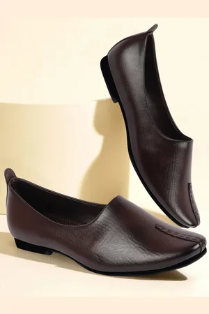 FAUSTO Men Round Toe Slip-On Mojaris