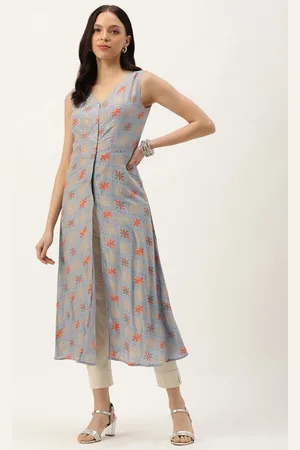 Ethnovog Women Ethnic Motifs Printed Kurta