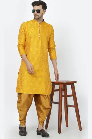 Sydney Heights Ethnic Motifs Regular Thread Work Kurta with Dhoti Pants