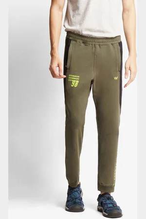 Wildcraft Men Anti Odour Cotton Mid Rise Joggers