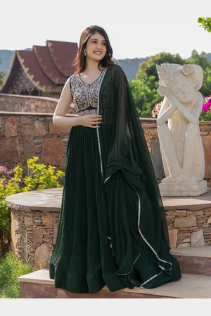 HOUSE OF JAMOTI Embroidered Ready to Wear Lehenga & Blouse With Dupatta