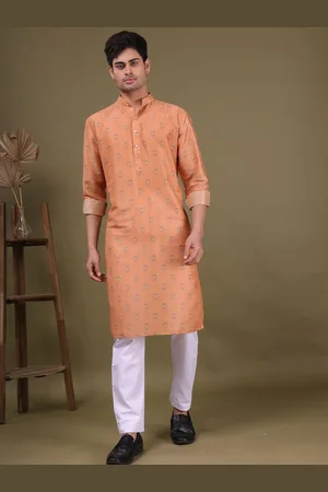 SHIWAM ETHNIX Floral Embroidered Regular Kurta with Pyjamas