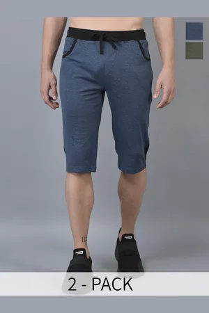 dollar Men Pack Of 2 Mid Rise Cotton Shorts