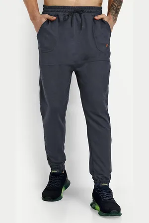 Kraasa Men Mid-Rise Cotton Joggers