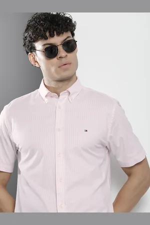 Tommy Hilfiger Short Sleeves Opaque Striped Casual Shirt