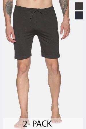 dollar Men Pack of 2 Mid Rise Cotton Shorts