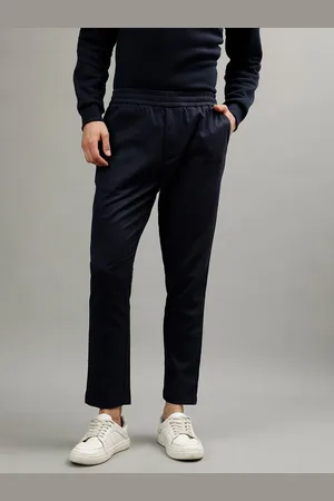 ICONIC Men Mid-Rise Slim Fit Cotton Chinos Casual Trousers
