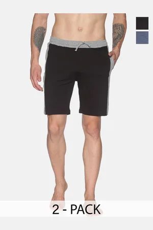 dollar Men Pack of 2 Mid Rise Cotton Shorts