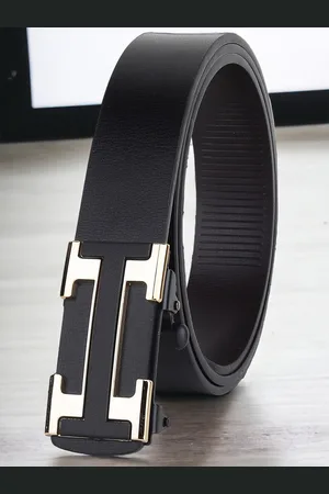 ZORO Men Vegan Leather Auto Lock Belt