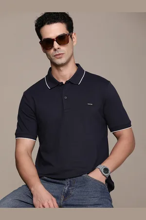 Calvin Klein Solid Polo Collar Slim Fit T-shirt
