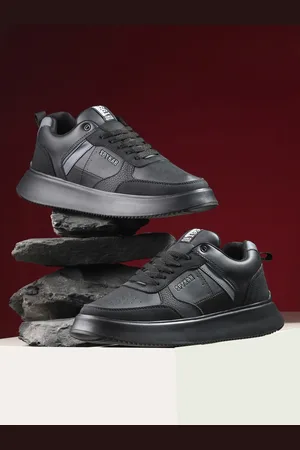 SPYKAR Men Textured Comfort Insole Sneakers