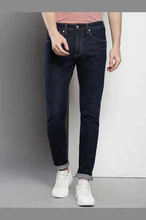 Calvin Klein Men Mid Rise Clean Look Cotton Jeans