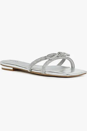 Aldo GLIMMERA Embellished Open Toe Flats