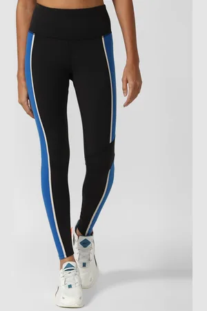 Reebok Women Colourblocked Ankle-Length Lux Hr Gym Tights