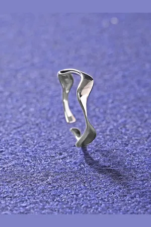 CLARA 925 Sterling Silver Rhodium-plated Finger Ring