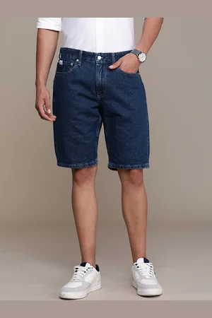 Calvin Klein Men Pure Cotton Regular Fit Denim Shorts