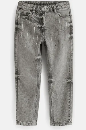 Next Girls Light Fade Embellished Stretchable Jeans