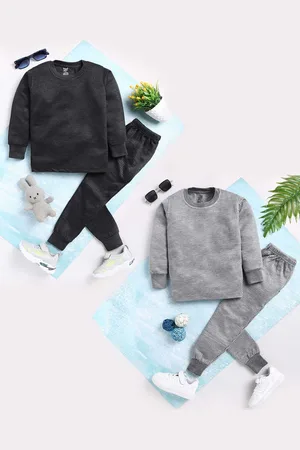 Toonyport Boys Pack Of 2 Striped Thermal Set