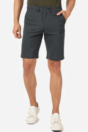 JADE BLUE Men Slim Fit Pure Cotton Shorts