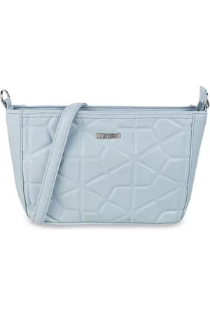Metro Geometric Textured Structured Sling Bag