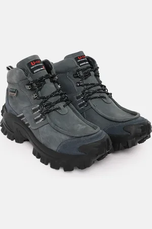 Woodland Men Leather Trekking Shoes