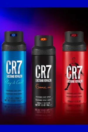 CR7 - Cristiano Ronaldo Set Of 3 CR7 Play it Cool + Game On Body Spray Combo Set 300ml