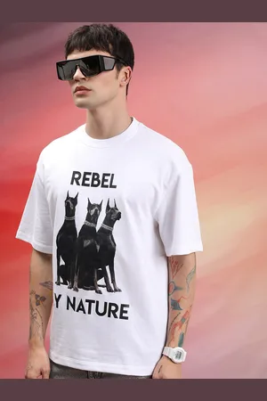 Highlander Unisex Oversized Graphic Printed Drop Shoulder Sleeves Casual T-shirt