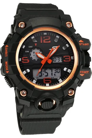 Sonata Men Textured Analogue and Digital Watch 77129PP04W