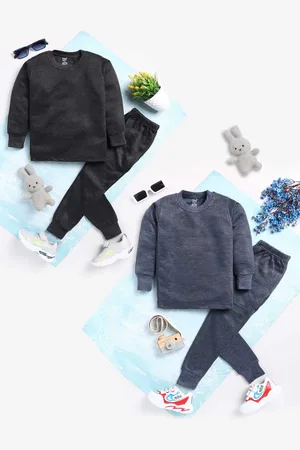 Toonyport Boys Pack Of 2 Striped Thermal Set