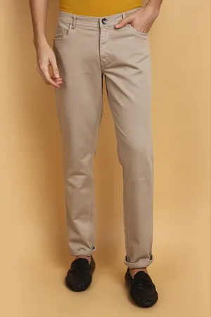 V-Mart Men Slim Fit Mid-Rise Chinos Cotton Trousers