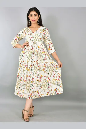 Kalini Floral Printed Midi Dress