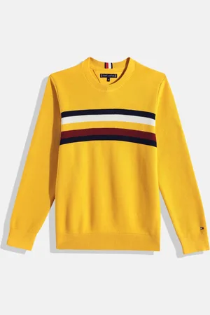 Tommy Hilfiger Boys Striped Pure Cotton Pullover
