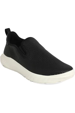 Ecco Women Ath-1F Black Leather Regular Sneakers