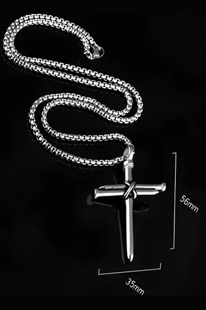 KARISHMA KREATIONS Men Set Of 2 Silver-Plated Pendants With Chain