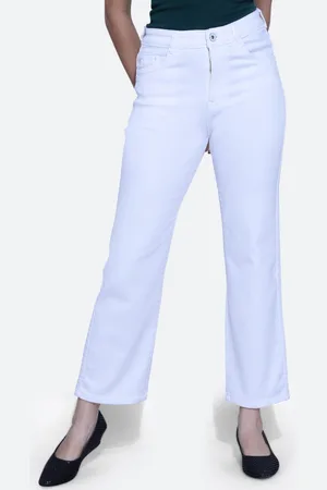 FCK-3 Women Erik Wide Leg High-Rise Clean Look Stretchable Jeans