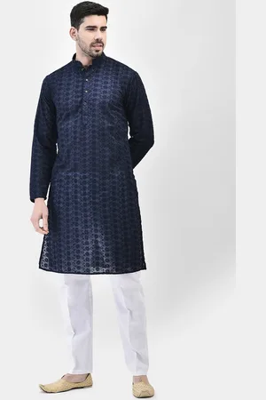 SG LEMAN Floral Embroidered Regular Kurta With Pyjama