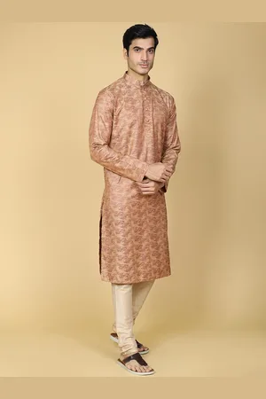 TABARD Geometric Printed Regular Pure Cotton Kurta with Churidar