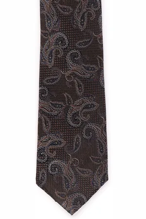 Arrow Men Woven Design Silk Broad Tie