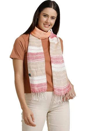 Linen Club Unisex Striped Pure Linen Stole