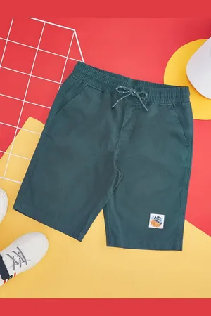 Pantaloons Boys Mid-Rise Above Knee Pure Cotton Shorts